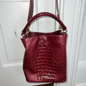 Amelia Cranberry Melbourne Brahmin Bag